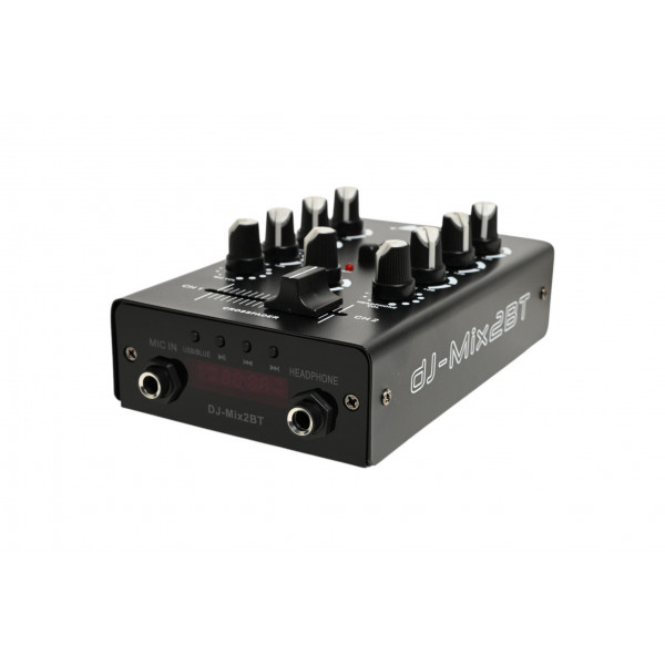 Audio Club DJ-MIX2BT Μίκτης 2 καναλιών με bluetooth και usb player