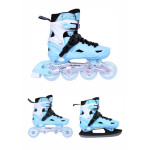 Αθλοπαιδιά 3k Αυξομειούμενα Πατίνια / Roller Skates / Παγοπέδιλα 3 σε 1 (Μέντα)