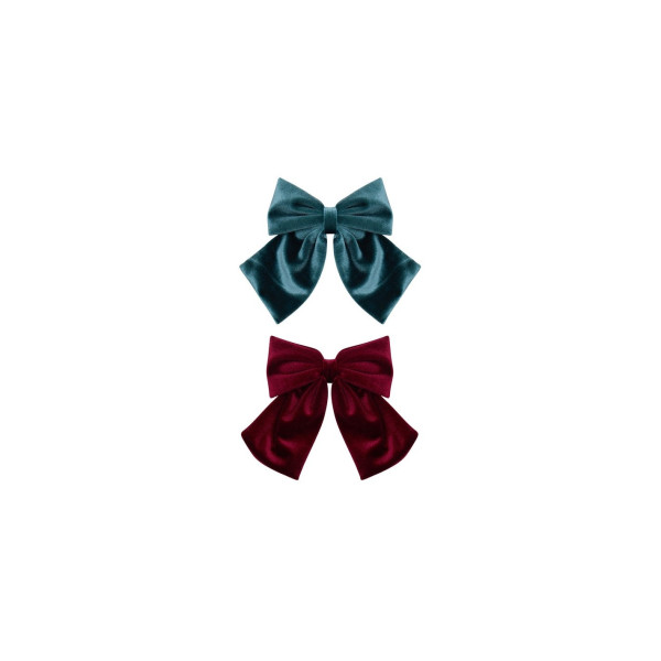 Mimi&Lula Velvet Agnes Hair Bows (2 τμχ)