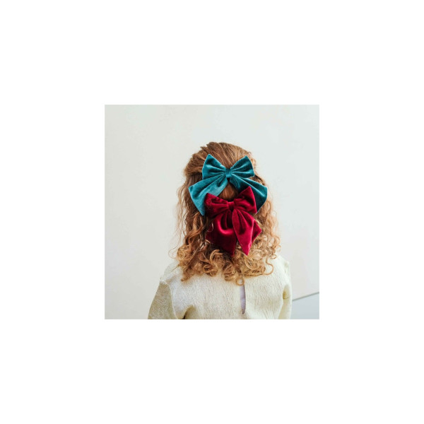 Mimi&Lula Velvet Agnes Hair Bows (2 τμχ)