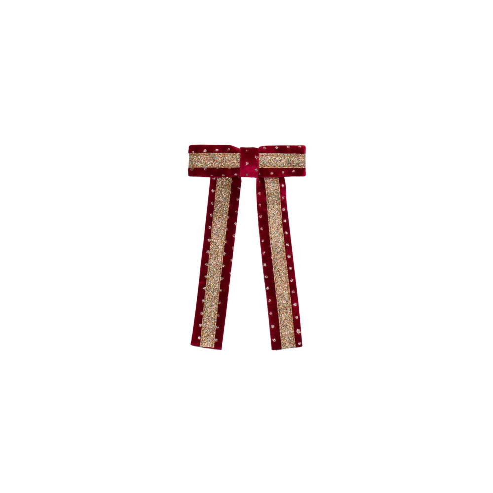 Mimi&Lula Circus Glitter Bow - Red
