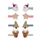 Mimi&Lula Christmas Salon Hair Clips (8 τμχ)