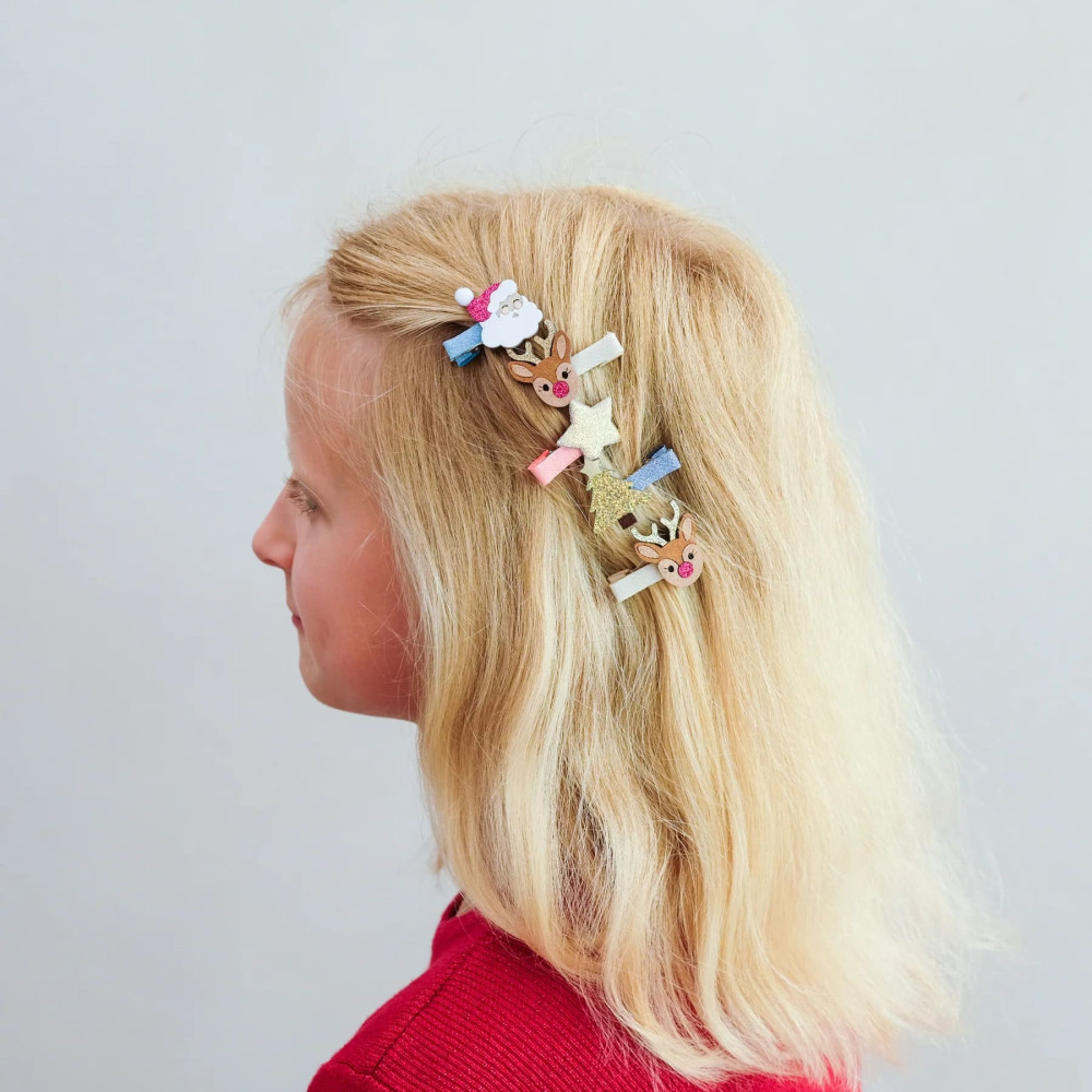 Mimi&Lula Christmas Salon Hair Clips (8 τμχ)