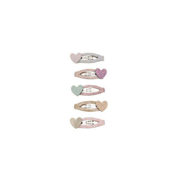 Mimi&Lula Teeny Ηeart Mini Hair Clips (5 τμχ)