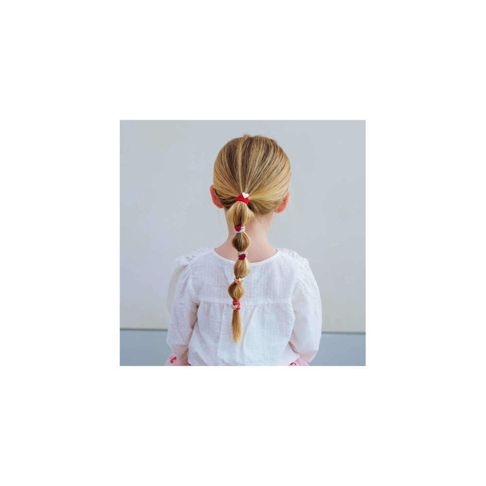 Mimi&Lula Teeny Weeny Heart Hair Ties (10 τμχ)