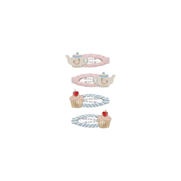 Mimi&Lula Afternoon Tea Hair Clips (4 τμχ)