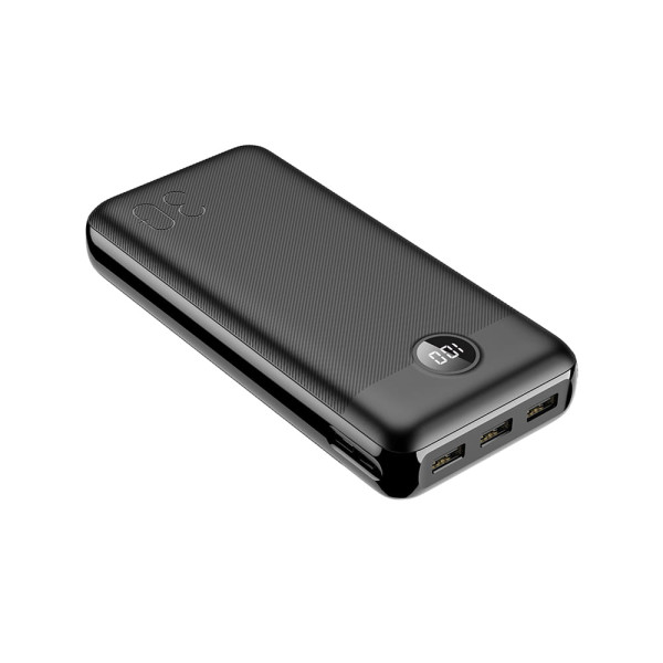 Veger L30 W3008PD Digital Display Power Bank 30000mAh PD 3.0 20W, USB-C, USB-A (Μαύρο)