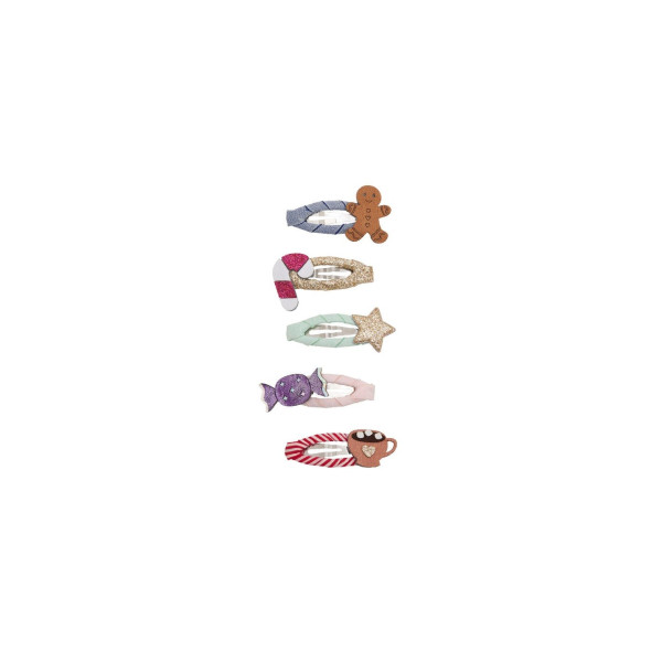 Mimi&Lula Cosy Christmas Food Mini Hair Clips (5 τμχ)
