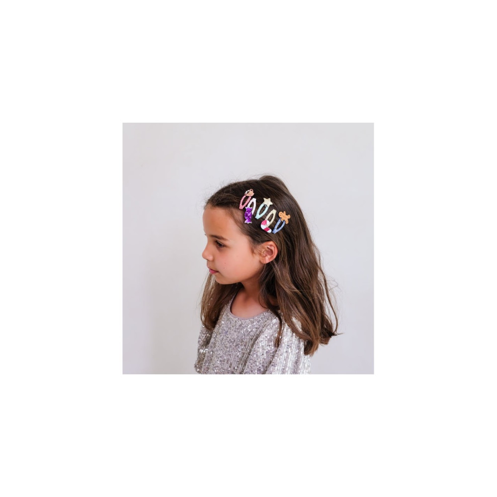 Mimi&Lula Cosy Christmas Food Mini Hair Clips (5 τμχ)
