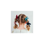 Mimi&Lula Blackberry Velvet Bow Scrunchies (4 τμχ)