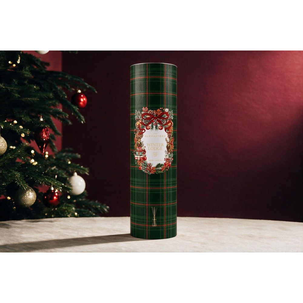 Ambientair Αρωματικό Xώρου με Sτικς 100ml Cedar & Οud, Winted Lodge Special Edition