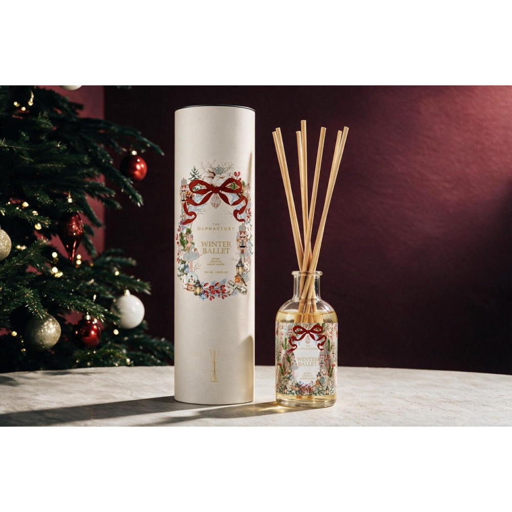 Ambientair Αρωματικό Xώρου με Sτικς 100ml Ginger Roll, Winter Ballet Special Edition
