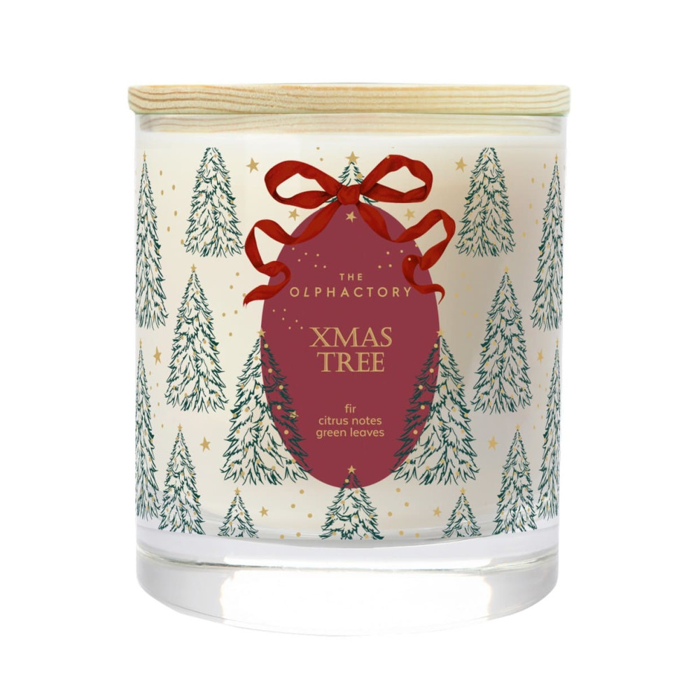 Ambientair Φυτικό Αρωματικό Κερί με Καπάκι 200gr Golden Moss, Christmas Tree Special Edition