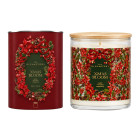 Ambientair Φυτικό Αρωματικό Κερί με Καπάκι 200gr Absolute Burgundy, Xmas Bloom Special Edition