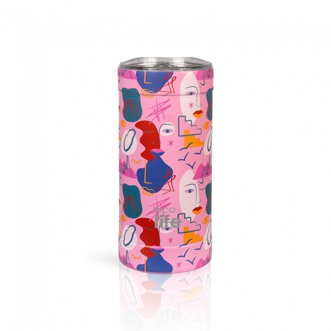 EcoLife Ανοξείδωτο Ποτήρι Faces Thermos 500ml