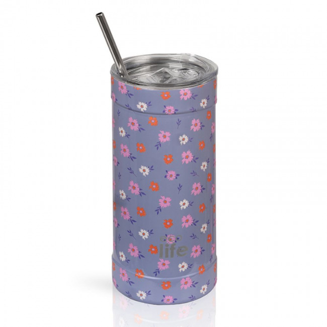 EcoLife Ανοξείδωτο Ποτήρι Flower Thermos 500ml