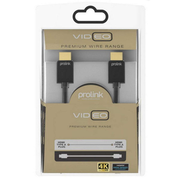 Prolink καλώδιο HDMI 2.0 Μ/Μ 4K UltraHD HMM280-0300 3m (Μαύρο)
