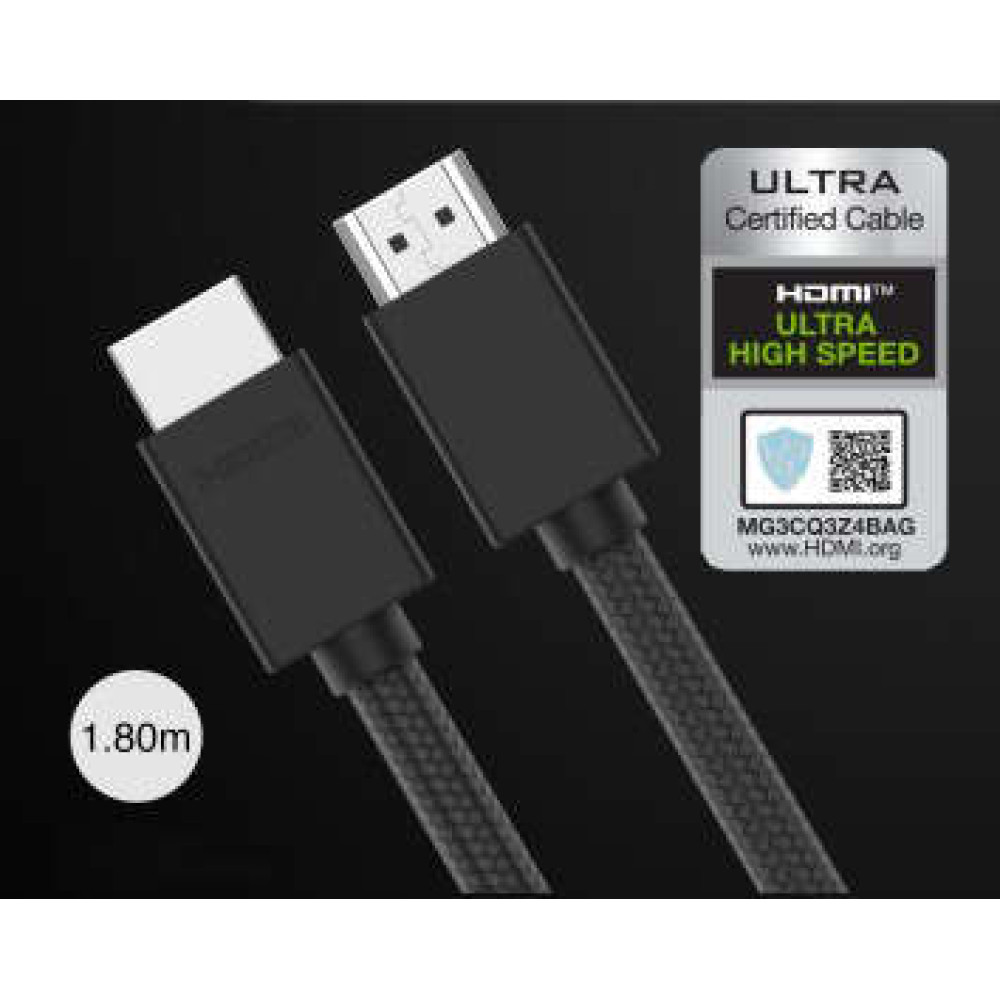 Prolink καλώδιο HDMI 2.1 8K Μ/Μ TT-1.8-2.1 1.8m (Μαύρο)