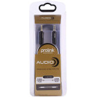Prolink καλώδιο ήχου Jack 3,5mm male σε Jack 3,5mm male HMM105-0150 1.5m (Μαύρο)
