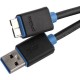 Prolink καλώδιο USB3.0 A σε USB3.0 micro-B PB458-0150 1.5m (Μαύρο)
