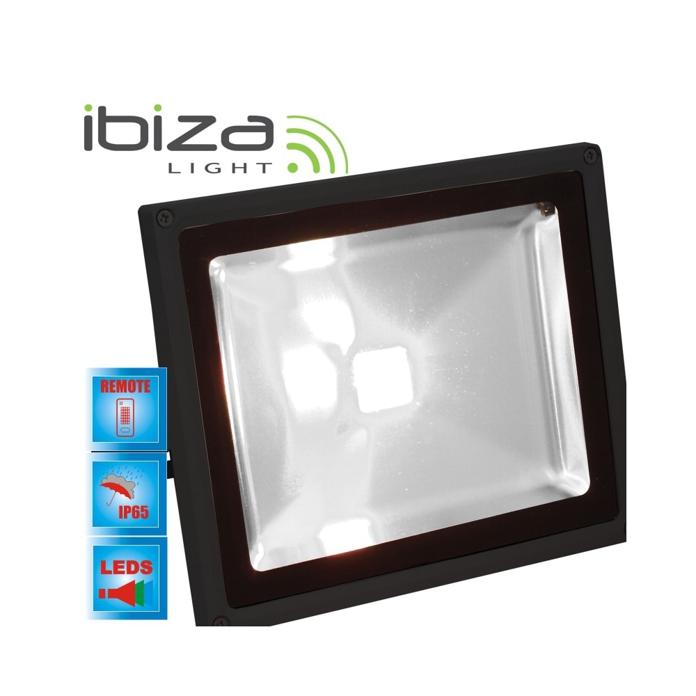 Προβολέας LED Εξωτερικών Χώρων 50W RGB με εναλλαγή χρωμάτων ibiza Light - LEDFLOOD-50RGB