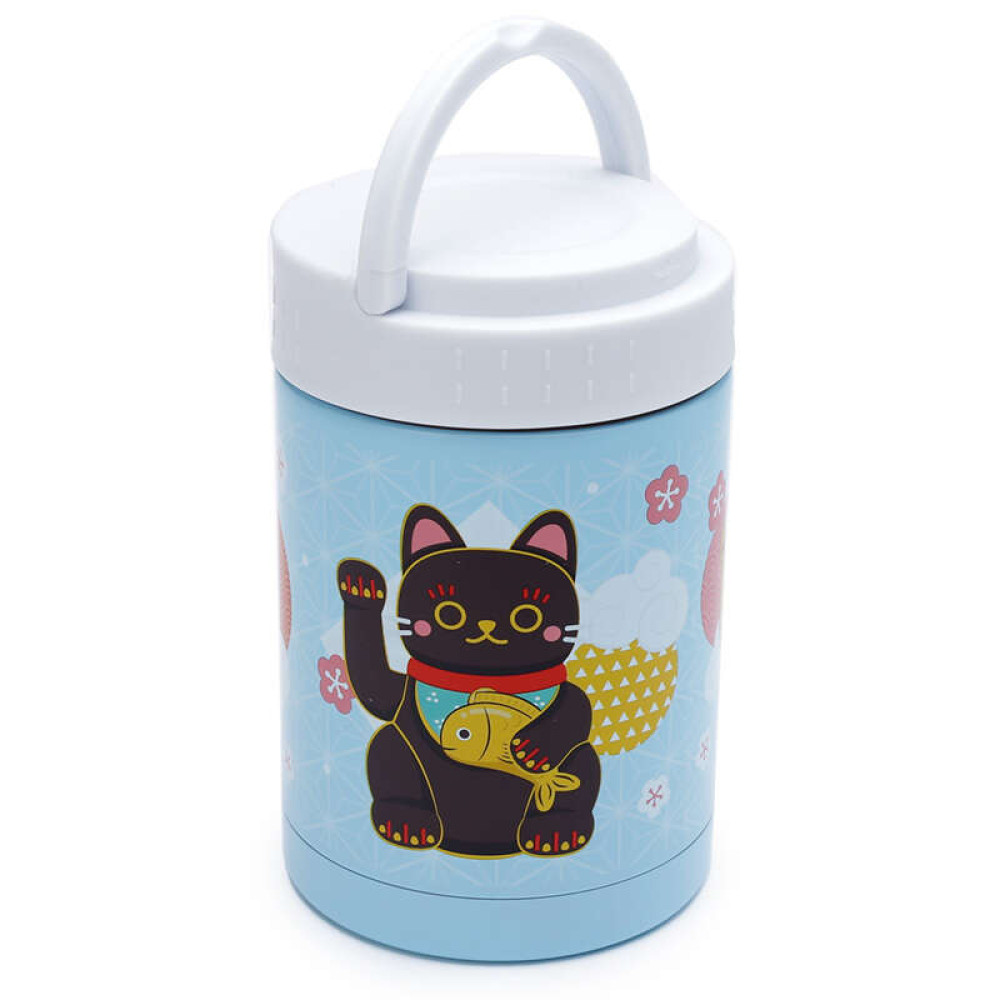 Puckator Ανοξείδωτο Φαγητοδοχείο Maneki Neko Lucky Cat 500ml (LPOT06A)