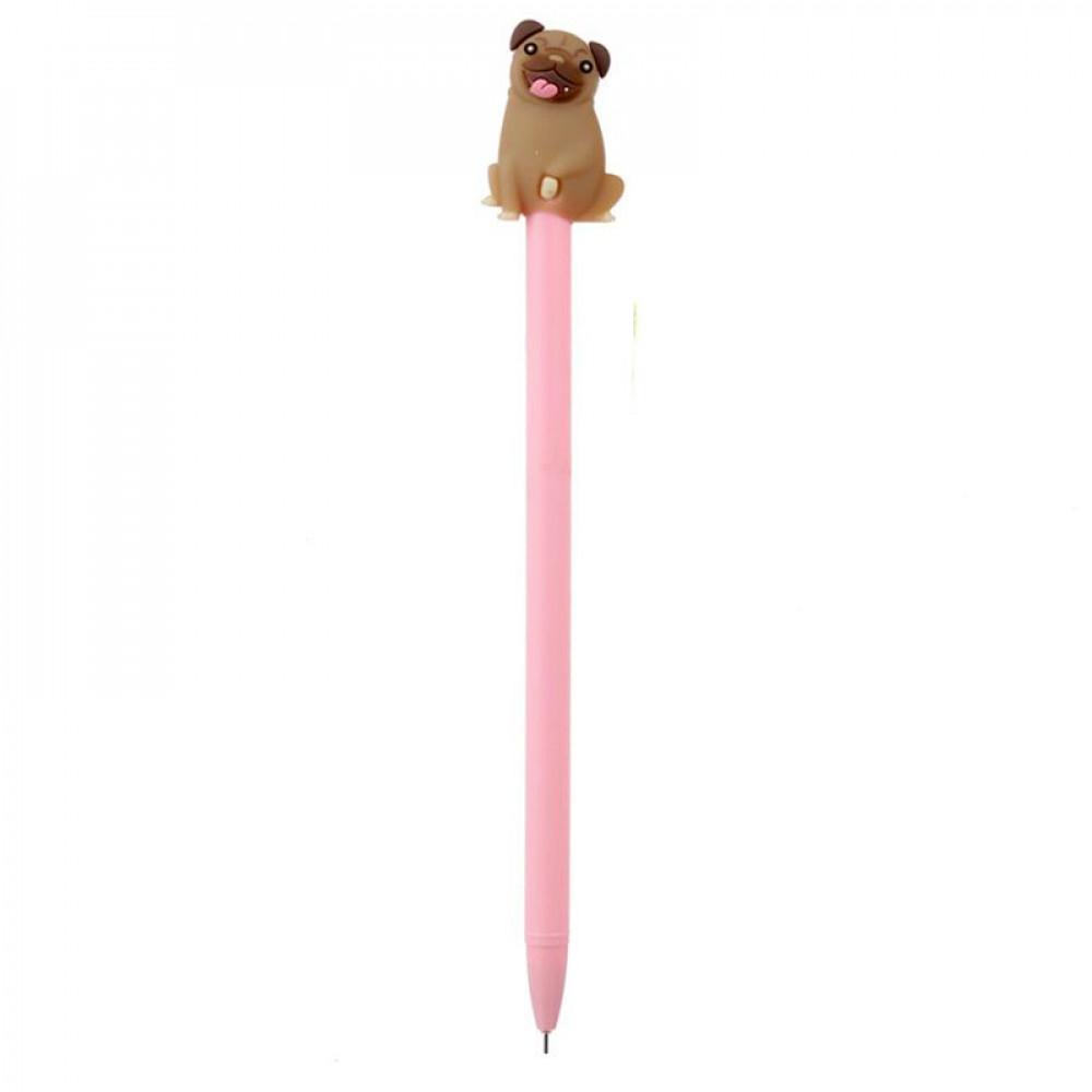 Puckator Στυλό Pug Topper - Ροζ