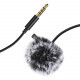 Puluz Lavalier PU424 ενσύρματο μικρόφωνο εγγραφής mini jack 3.5mm (1.5m)