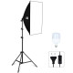 Puluz PU5070EU Studio Softbox με τρίποδο και Led λάμπα 50x70 cm