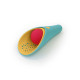 Quut Φτυάρι-Σίτα-Μπαλάκι για Παιχνίδι στην Άμμο Banana Blue (Γαλάζιο)