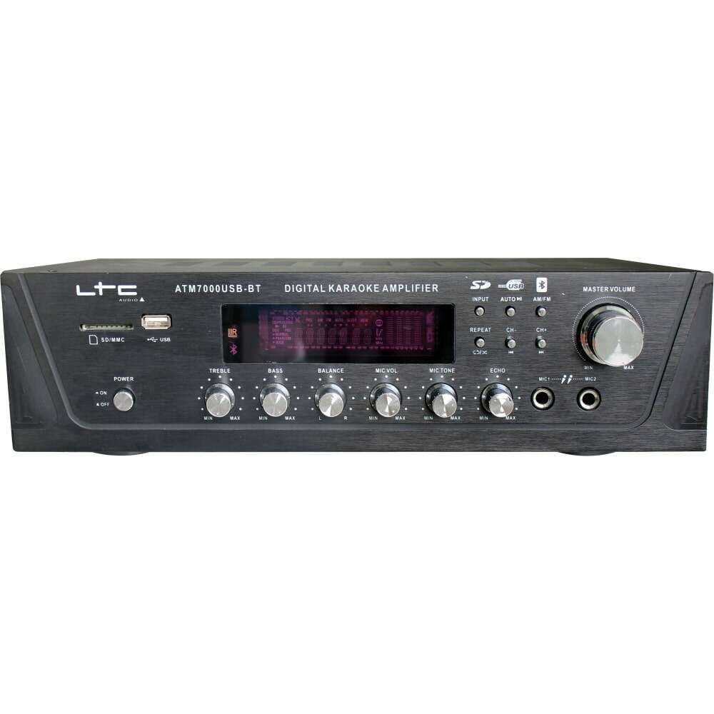Ραδιοενισχυτής KARAOKE με USB/SD, BLUETOOTH - LTC Audio - ATM-7000USB-BT