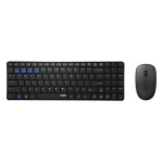 Rapoo 9300M Ασύρματο Combo Set, Multi-mode, Ultra-Slim, GR (Μαύρο)