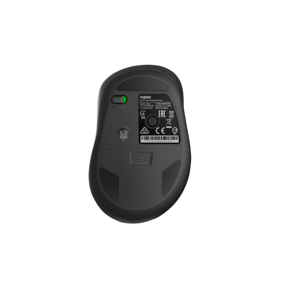Rapoo M500 Ασύρματο Ποντίκι Multi-mode, Silent (Μαύρο)