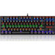 Redragon K552 RGB Kumara Ενσύρματο Μηχανικό Gaming πληκτρολόγιο (Μαύρο)