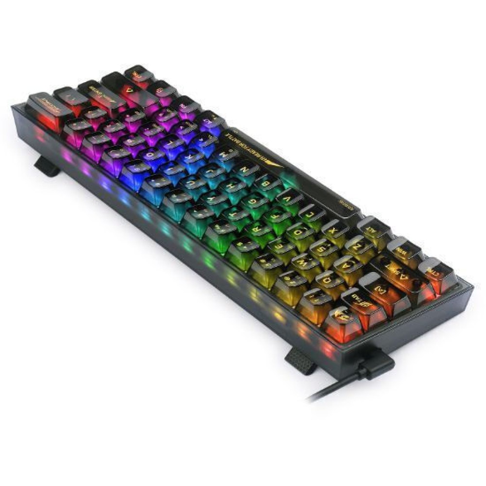 Redragon K617-CTB Fizz RGB Ενσύρματο Μηχανικό Gaming πληκτρολόγιο (Μαύρο)