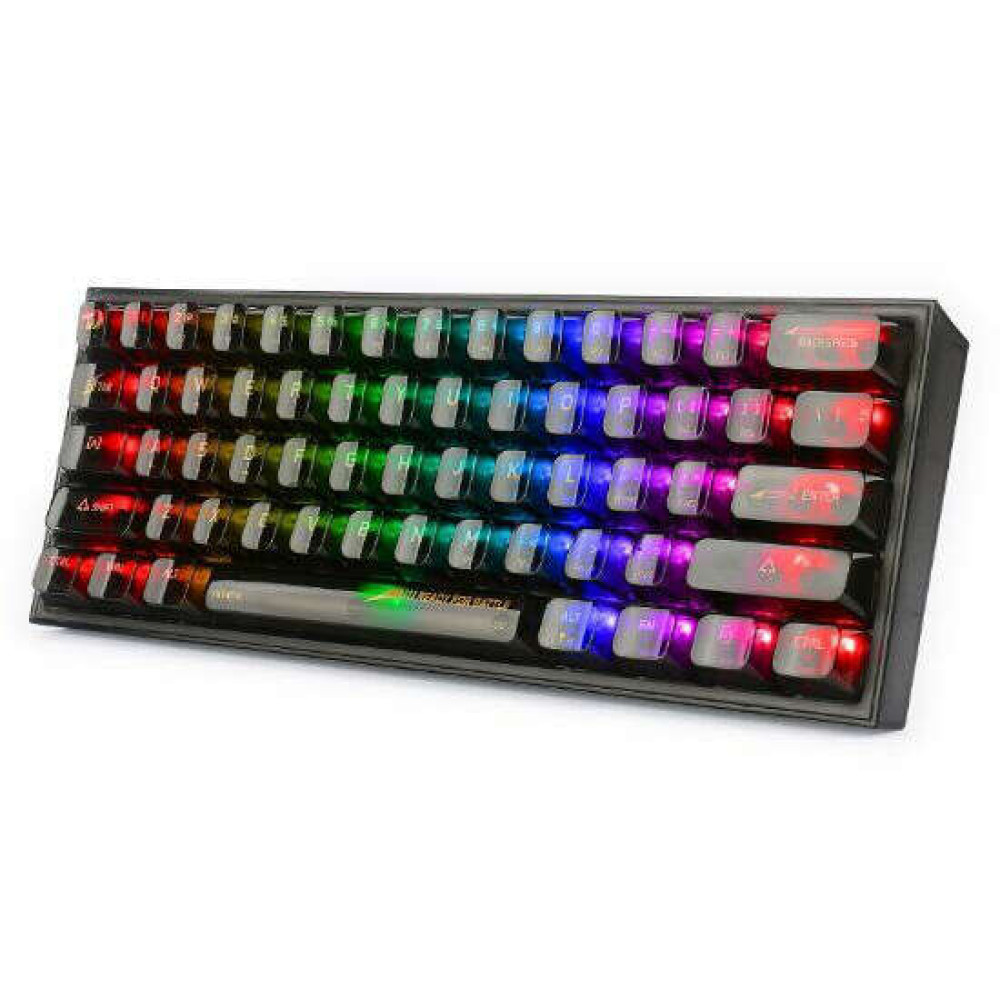 Redragon K617-CTB Fizz RGB Ενσύρματο Μηχανικό Gaming πληκτρολόγιο (Μαύρο)