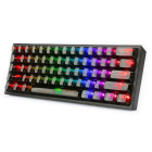 Redragon K617-CTB Fizz RGB Ενσύρματο Μηχανικό Gaming πληκτρολόγιο (Μαύρο)