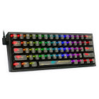 Redragon K617-CTB Fizz RGB Ενσύρματο Μηχανικό Gaming πληκτρολόγιο (Μαύρο)