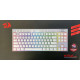 Redragon K621W-RGB Horus TKL Ασύρματο Μηχανικό Gaming πληκτρολόγιο (Λευκό)