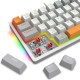 Redragon K642WGO-RGB Akali Ενσύρματο Gaming Μηχανικό πληκτρολόγιο (Λευκό)