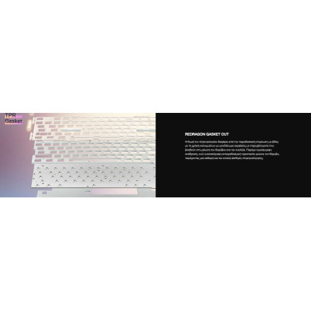 Redragon UCAL PRO K673CPG-RGB-PRO Ασύρματο Μηχανικό Gaming πληκτρολόγιο