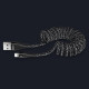 Remax Spiral Super Spring USB σε Lightning RC-139i 1.2m (Μαύρο)