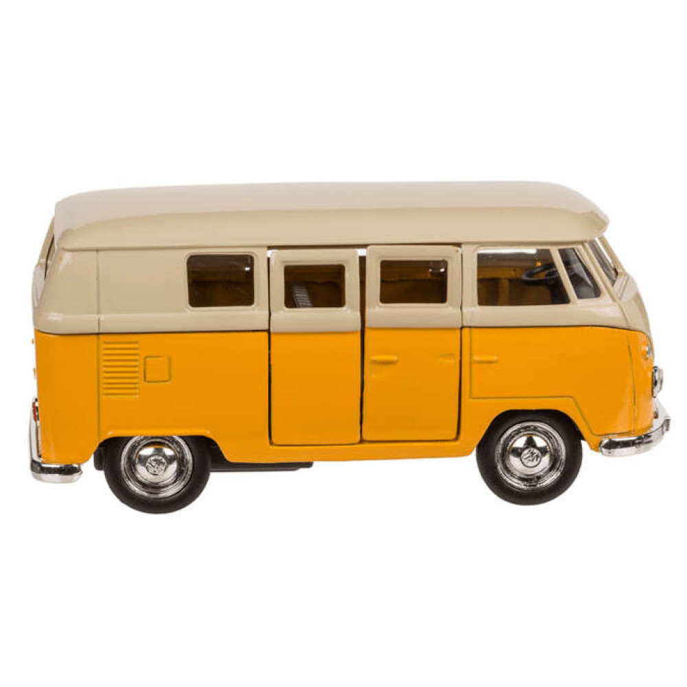 Retro Μινιατούρα VW T1 1963 12 cm (Κίτρινο)