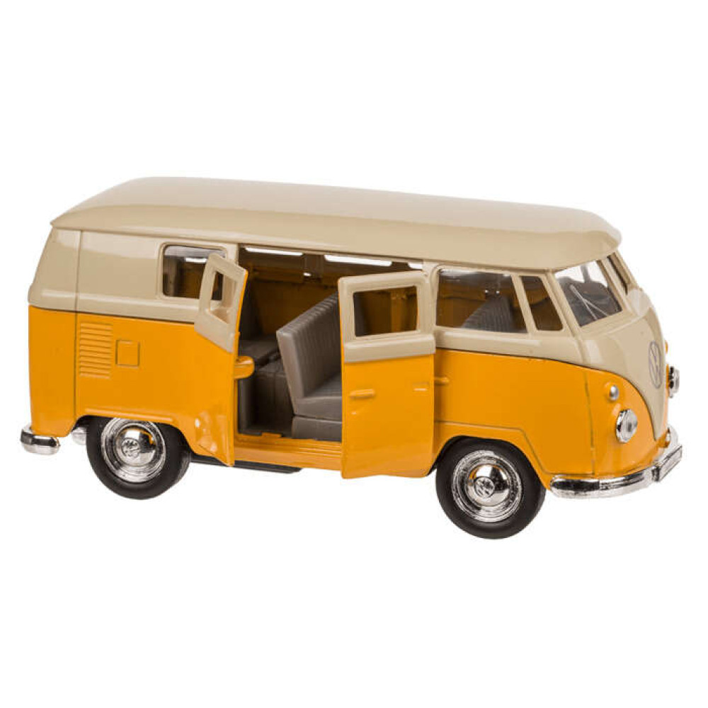 Retro Μινιατούρα VW T1 1963 12 cm (Κίτρινο)