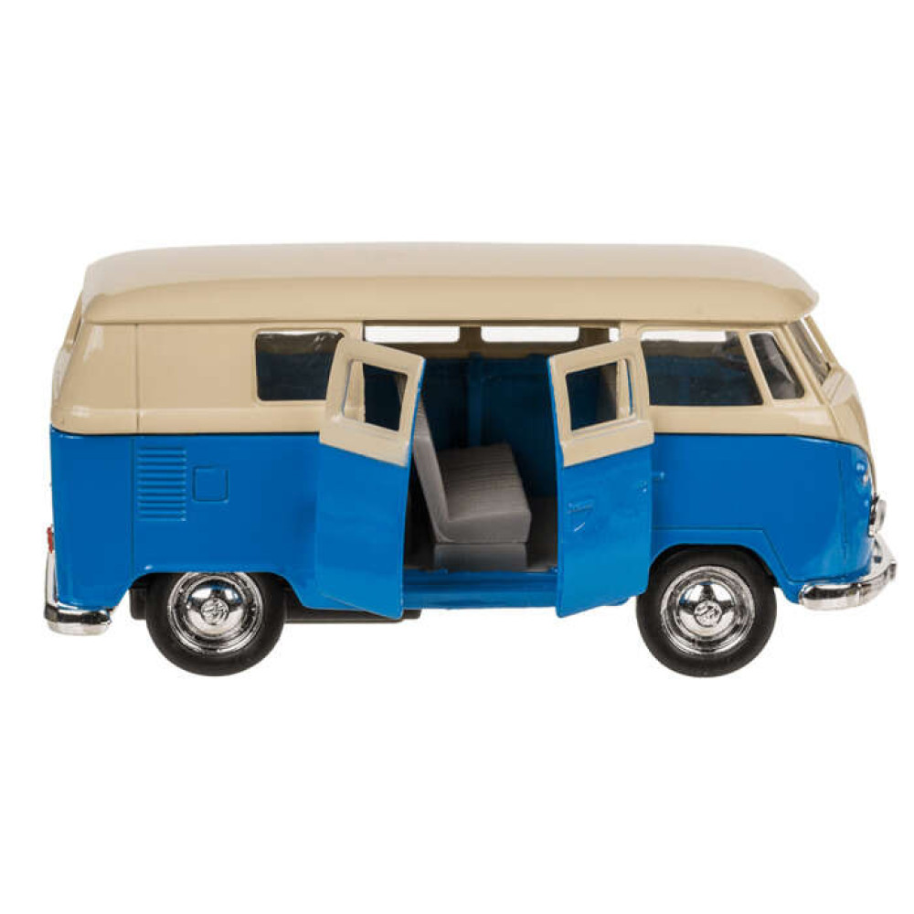 Retro Μινιατούρα VW T1 1963 12 cm (Μπλε)