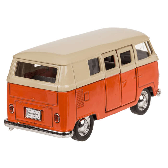 Retro Μινιατούρα VW T1 1963 12 cm (Πορτοκαλί)