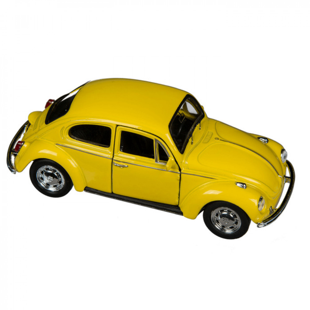 Retro Μινιατούρα VW Beetle 1960 12 cm (Κίτρινο)
