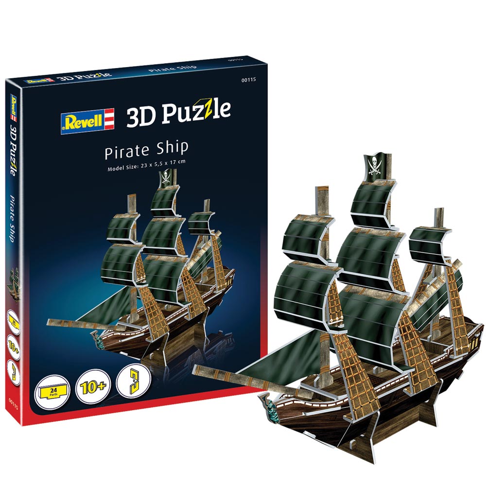 Revell 3D Puzzle Πειρατικό Καράβι 00115 (24 pcs)