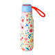 RICE Ανοξείδωτο μπουκάλι θερμός "Λουλούδια" 500ml (λευκό-πολύχρωμο)