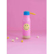 RICE Ανοξείδωτο Μπουκάλι - Θερμός 500 ml Smiley (ροζ)